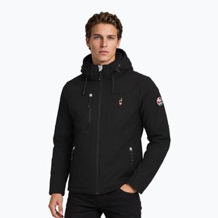Vyriška softshell striukė Aulp Nemev Softshell black 1