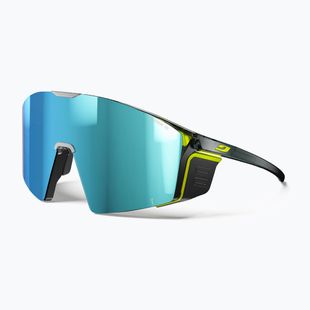 Akiniai nuo saulės Julbo Edge Cover Polarized HD matte fluorescent yellow/shiny transparent black