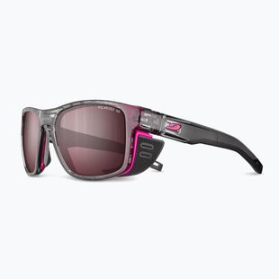 Akiniai nuo saulės Julbo Shield M Polarized HD shint translu gray/fluo pink