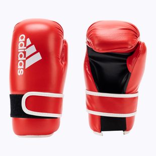 adidas Point Fight bokso pirštinės Adikbpf100 raudona ir balta ADIKBPF100
