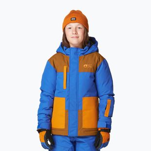 Vaikiška slidinėjimo striukė Picture Olyver deep marine / choco . honey