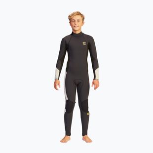 Billabong 4/3 Boys Absolute BZ Full black rock vaikiškas hidrokostiumas