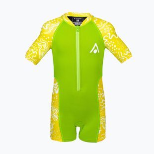 Vaikiškas plaukimo hidrokostiumas Aquasphere Stingray 2.0 green/yellow
