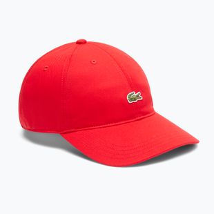 Kepuraitė su snapeliu Lacoste RK0491 red