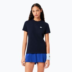 Moteriški marškinėliai Lacoste TF9246 navy blue