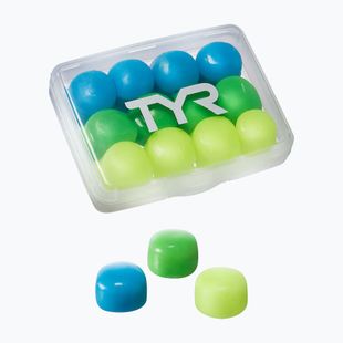Ausų kištukai Tyr Soft Silicone Ear Plugs Jr 12 vnt. blue/green/yellow