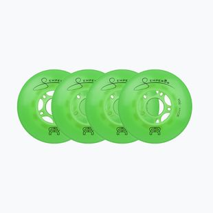 Ratukai riedučiams FR Skates Downtown Wheel 90mm/85A Emperor X4 green