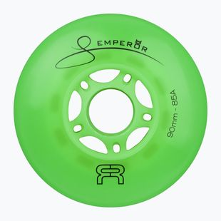 Ratukai riedučiams FR Skates Downtown Wheel 84mm/85A Emperor X4 green/green