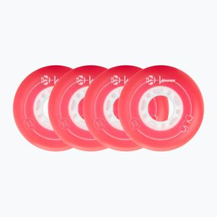 Ratukai riedučiams Luminous Led Wheels Duo 76mm/85A X4 red/blue