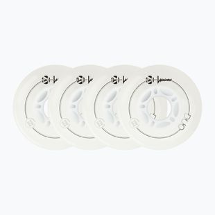 Ratukai riedučiams Luminous Led Wheels Duo 84mm/85A X4 white/blue