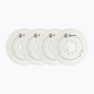 Ratukai riedučiams Luminous Led Wheels Duo 80mm/85A X4 white/blue