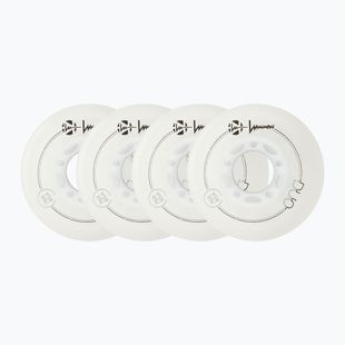 Ratukai riedučiams Luminous Led Wheels Duo 76mm/85A X4 white/blue