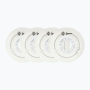 Ratukai riedučiams Luminous Led Wheels Duo 84mm/85A X4 white/red