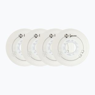 Ratukai riedučiams Luminous Led Wheels Duo 80mm/85A X4 white/red