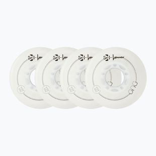 Ratukai riedučiams Luminous Led Wheels Duo 76mm/85A X4 white/red