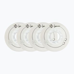 Ratukai riedučiams Luminous Led Wheels Duo 72mm/85A X4 white/red