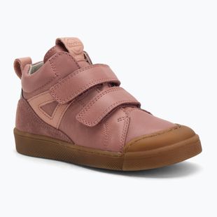 Vaikiški barefoot batai Froddo Rosario High-Top dark pink