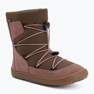 Vaikiški barefoot sniego batai Froddo Barefoot Tex Track Wool dark pink