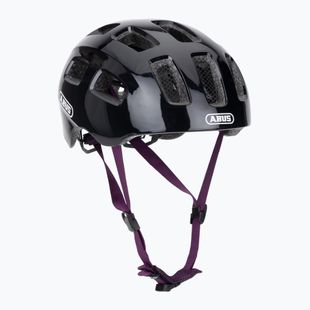 Vaikiškas dviračio šalmas ABUS Youn-I 2.0 black violet