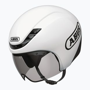 Dviračio šalmas ABUS Gamechanger TT 1.1 shiny white