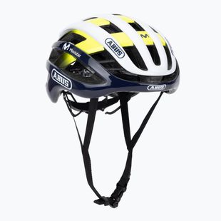 Dviračio šalmas ABUS AirBreaker Movistar Team 24 navy/yellow/white