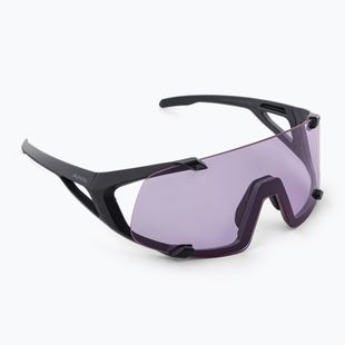 Akiniai nuo saulės Alpina Hawkeye Q-Lite V black matt/purple