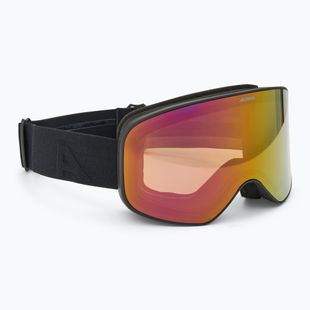 Slidinėjimo akiniai Alpina Slope Q-Lite black matt/ red