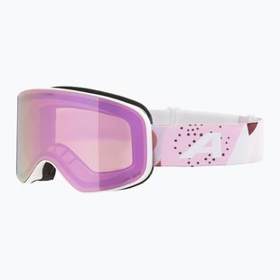Slidinėjimo akiniai Alpina Slope Q-Lite white/rose matt