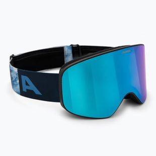 Vaikiški slidinėjimo akiniai Alpina Fernie Q-Lite black/blue matt