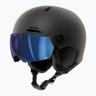 Snieglenčių šalmas Alpina Arber 2 Visor Q-Lite black matte