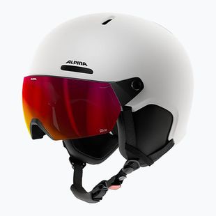 Snieglenčių šalmas Alpina Arber 2 Visor Q-Lite white matt