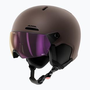 Snieglenčių šalmas Alpina Arber 2 Visor Q-Lite ox brown matt