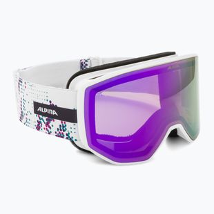 Slidinėjimo akiniai Alpina Venet M Q-Lite  white/lilac matt
