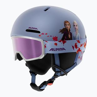 Vaikiškas slidinėjimo šalmas Alpina Zupo 2 Disney Set Jr frozen
