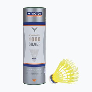 Badmintono skraidukai VICTOR Nylonshuttle 1000 fast yellow