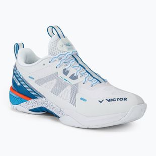 Vyriški badmintono batai VICTOR S82III AF white/myconos blue