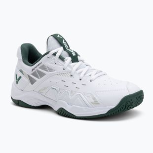 Vyriški badmintono batai VICTOR P8500CLS AG bright white/hunter green