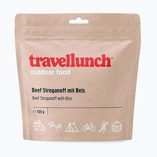 Liofilizuotas maistas travellunch Jautiena su ryžiais ir daržovėmis 125 g
