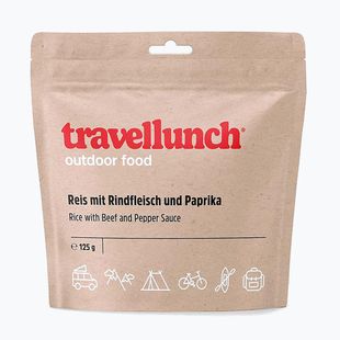 Liofilizuotas maistas travellunch Pikantiška jautiena su ryžiais 125 g