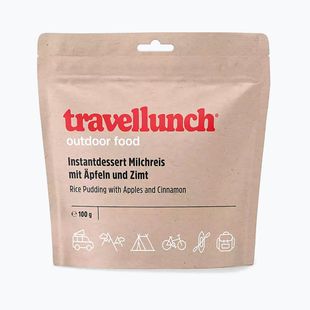 Liofilizuotas maistas travellunch Pudding Ryżowy z Jabłkiem i Cynamonem 100 g