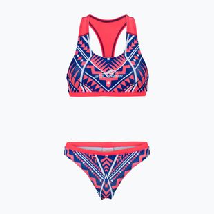 Moteriškas dviejų dalių plaukimo kostiumas aquaFeel Racerback Wild Graphic multi-color