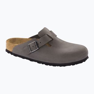 Šlepetės BIRKENSTOCK Boston Soft Footbed Oiled Leather Regular iron