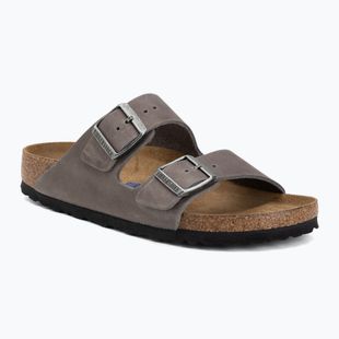 Šlepetės BIRKENSTOCK Arizona Soft Footbed Oiled Leather Narrow iron