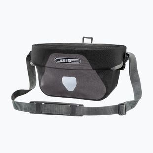 ORTLIEB Ultimate Six Plus 5 l dviračių krepšys su vairu pilkos spalvos F3634