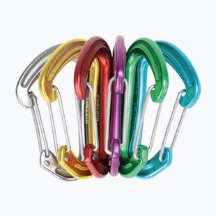 Karabinų sagtelių rinkinys EDELRID Nineteen G Sixpack 6 pack assorted colours