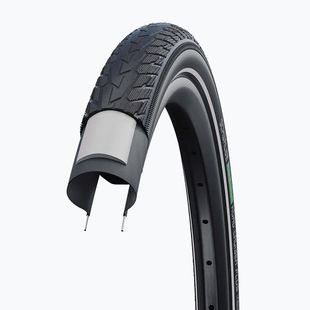 Dviračio padanga SCHWALBE Road Cruiser Plus Puncture Guard Green Compound 28 x 1.60 black reflective