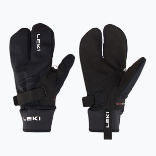 Slidinėjimo pirštinės LEKI CC Thermo Shark Lobster (2+2) black