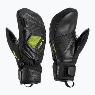 Vaikiškos slidinėjimo pirštinės LEKI WCR C-Tech 3D Junior Mitt black/ice lemon