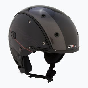Slidinėjimo šalmas CASCO SP-3 stealth racer black/ orange