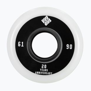 USD TEAM 61mm/90A riedučių ratai 4 vnt. balti 700482